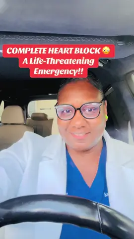MakeItMakeSenseCardiology // Complete Heart Block😳#nursingschool #nursesoftiktok #nurse #fypage #cardiology 