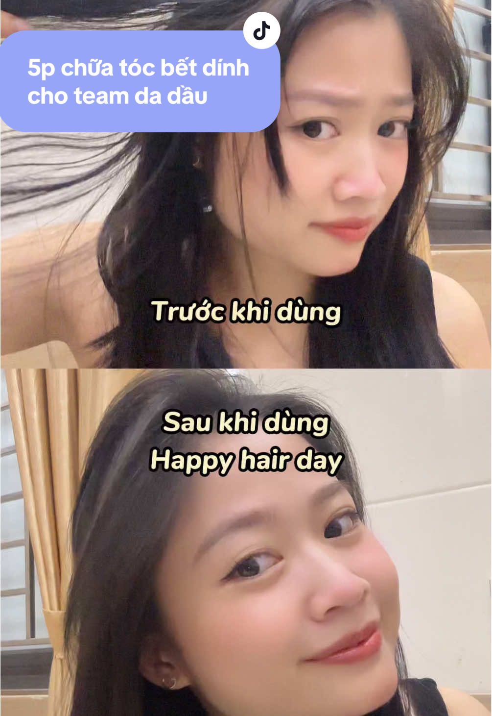 Team da dầu vào xác nhận cho tui với #quynhdiriviu #happyhairday #kiemdau #lotion 