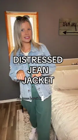 This is the cutest denim jacket i have ever had‼️ Comes in several color options! @Evaless_official #denimjacket #denim #jeanjacket #jacket #distressed 