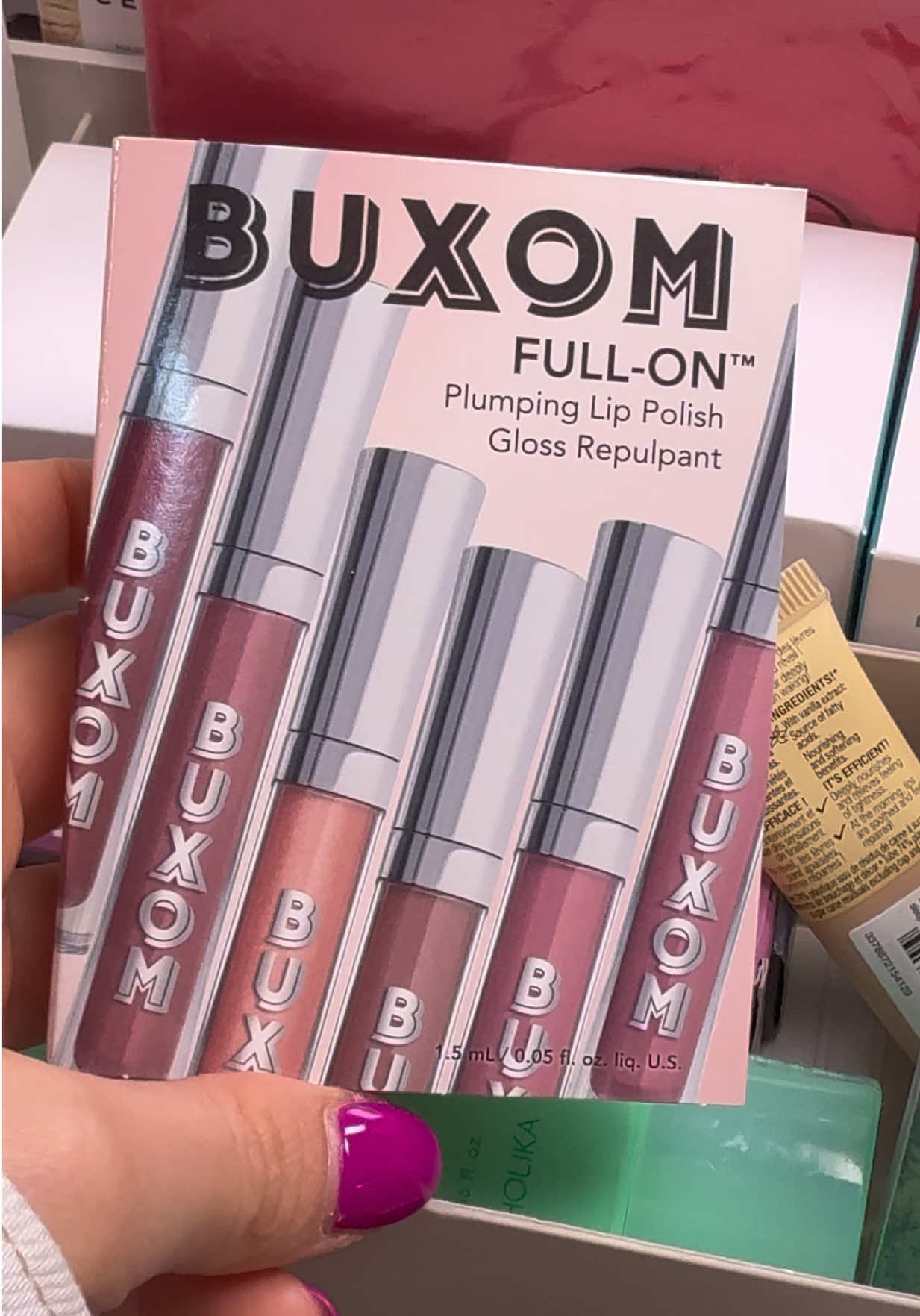 ⁨• BUXOM Full-On™ Plumping Lip Polish Gloss • • shade: gabby ‎#دکون_برقی #makeup #lipstick #makeuplover #lipgloss 