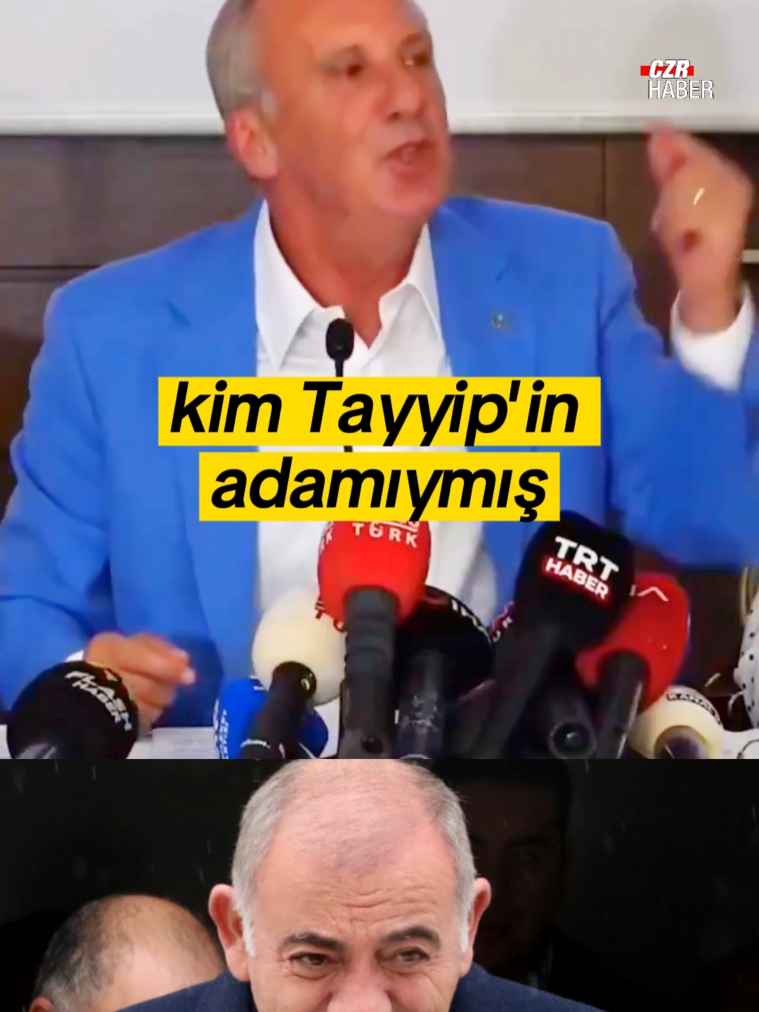 Muharrem İnce: Ben sizi uyardım. Kim Tayyip'in adamıymış şimdi iyice görün!  #gürseltekin #özgürözel #imamoğlu #chp