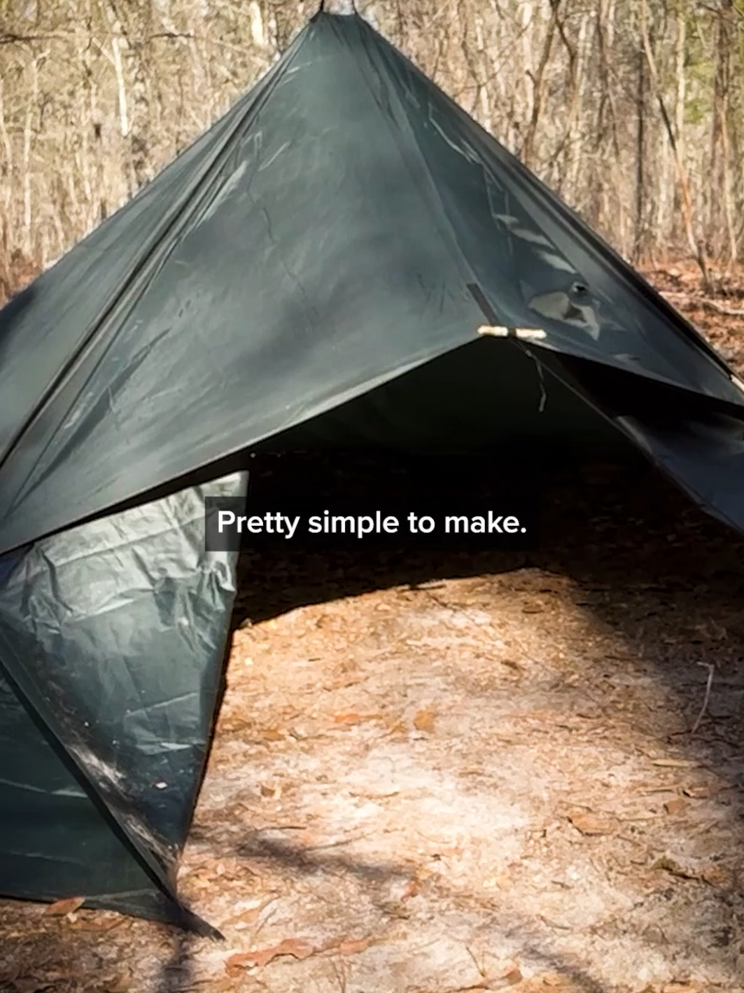 Make a Tent with a TARP #survival #tarp #tent #battlbox #currin1776 