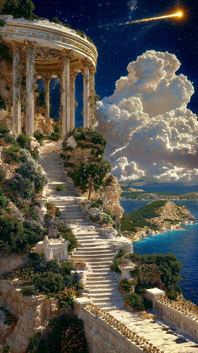 #sky #landscape #aesthetic #ai #fantasy 