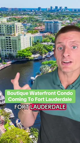 A new boutique waterfront condo is coming to Fort Lauderdale The best part is they’re expecting delivery in 2026 so that means you don’t have to wait until 2029 like these other buildings ✅ 94 total residences ✅ Designer-ready condos & townhomes ✅ Floor-to-ceiling glass + 9–14 ft ceilings ✅ Italian kitchens with Sub-Zero & Wolf appliances ✅ Rooftop infinity pool, sky bar & private cabanas ✅ Direct Riverwalk access Want more information on this building or any others coming to Fort Lauderdale? DM me or text 954-830-1126