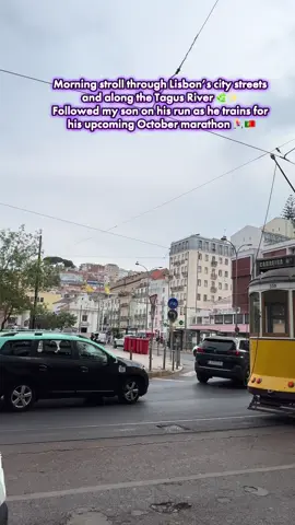 5 Sep 2025 Started the day with a peaceful stroll through Lisbon’s city streets and along the Tagus River. Our son kept the pace with his October marathon training, while hubby and I enjoyed the views with a cup of coffee 🌿☕✨