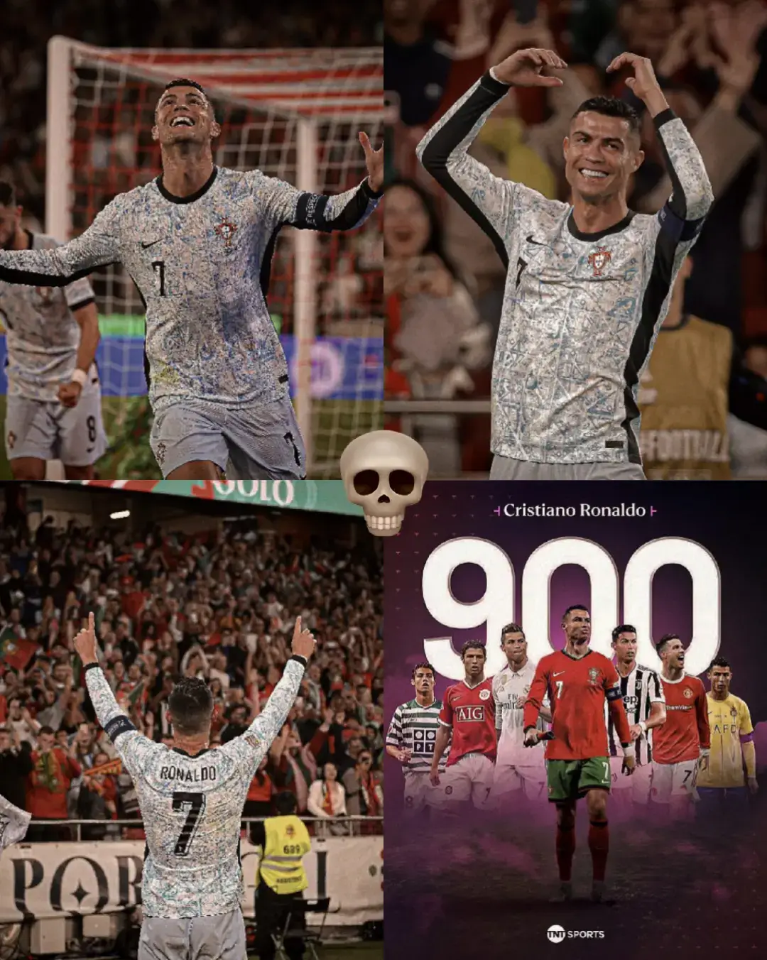 One year ago, Cristiano Ronaldo scored his 900th career goal. Now he’s just 60 away from hitting 1000 🗣️🇵🇹 #ronaldo #cr7cristianoronaldo #goat #topgoals #portugal 