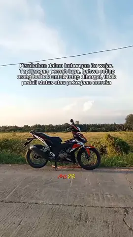 Menghargai orang lain bukan hanya tentang siapa mereka, tapi tentang bagaimana kita memperlakukan mereka dengan hormat dan kasih sayang. Mari kita jaga hubungan kita dengan membangun fondasi yang kuat, yaitu saling menghargai dan memahami satu sama lain. #supragtr150 #honda #fyp #rs150 #winner150 