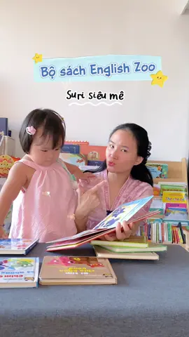 Bộ sách Suri siêu thích và mình đã phải tìm mua cả bộ cho con nhưng vẫn chưa đủ. Các mẹ tham khảo bộ English Zoo này xem nha 🧡 #mesuri #dcgr #surihaihuoc #surihoctap #surimucbang 