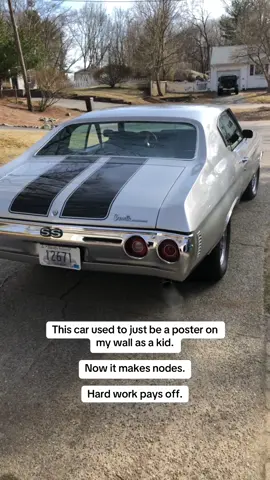 ‘71 taillights > ‘70 taillights. Sorry not sorry. #71chevelle #chevy #musclecar 