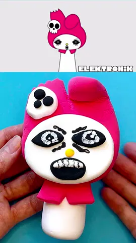 I Made Sprunki OC Emoji My Melody Phase 2 Horror #sprunki #melody #horror 