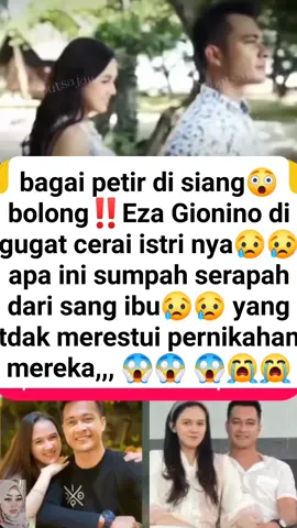 tidak pernah ada pemberitaan tentang rumah tangga nya,, tau tau di gugat Eza😌 #reels #viral #fyp #trending #beritaviral 