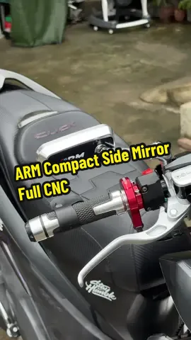 ARM Compact Side Mirror Full CNC HD Blue Lens 360° Rotation Universal #sidemirror #armsidemirror #armcompactsidemirror #fullcnc #antiglaresidemirror 