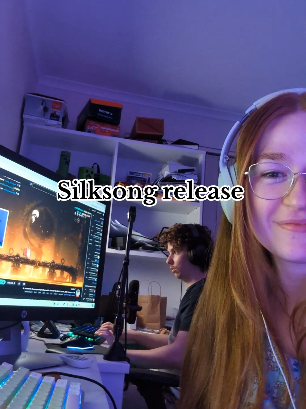Steam crashing was the equivalent of fighting in the great Ticketek war 🫡 @Treblero  #silksong #hollowknight  #streamer 