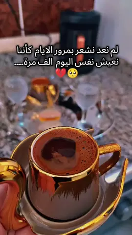 لم نعد نشعر بمرور الايام  كأننا نعيش نفس اليوم  الف مرة....💔🥺#اعملولي_اعادة_نشر😒 #مالي_خلق_احط_هاشتاقات #لايك_متابعه_حركة_الاكسبلور❤🦋explorer 
