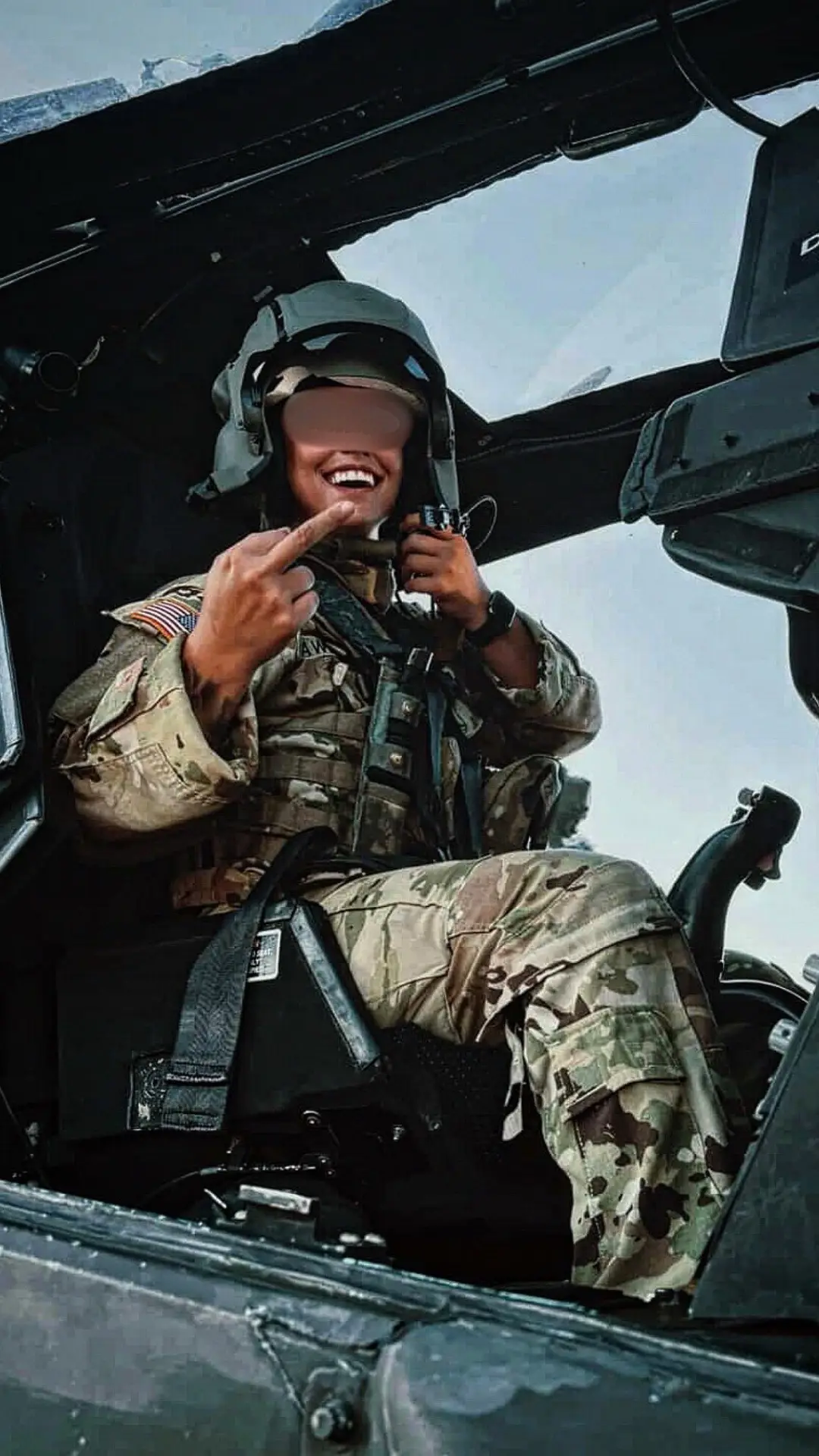 This is what peak job satisfaction looks like: strapped into the bird, helmet on, grin wide, and sending a big fat “f*** you” to gravity, doubt, and anyone who thinks this life is for the faint of heart. You don’t end up in this seat by accident. You earn it through sweat, study, and a stubborn refusal to quit when the training chews you up. And once you’re here? You own it. Every switch, every sound, every shudder of the machine becomes second nature. It’s not just flying—it’s domination of the skies with a smirk plastered across your face. This photo isn’t polished for recruitment posters. It’s real. It’s raw. It’s the Brotallion way: irreverent, unfiltered, and proud as hell of the patch on the shoulder and the family that wears it. So here’s to every aviator who straps in and laughs in the face of the grind. Keep flying hard, keep flipping the bird, and keep reminding the world that Army Aviation doesn’t apologize for being the loudest, baddest crew in the sky. Brotallion. Built different.