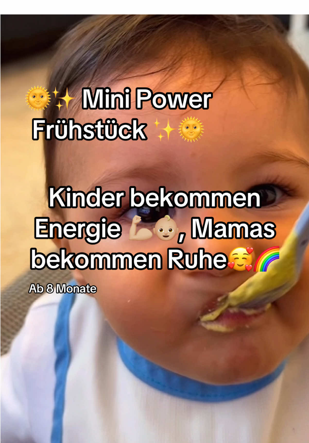 🌞✨ Mini Power Frühstück ✨🌞 👶 Ab welchem Alter? Ab dem 8. Monat (nach Rücksprache mit dem Kinderarzt). ⸻ 🥑🍳 Zutaten 	•	🥚 2 gekochte Eier 	•	🧀 1 EL Philadelphia 	•	🥑 ½ Avocado ⸻ 🍴🥄 Zubereitung 1️⃣ Eier hart kochen 🥚 2️⃣ Avocado aus der Schale nehmen 🥑 3️⃣ Philadelphia hinzufügen 🧀 4️⃣ Alles mit einer Gabel zerdrücken ➡️ zu einem cremig-stückigen Brei 🍽️ 5️⃣ Lauwarm servieren 💛 ⸻ 🌱💪 Vorteile für dein Kind ✨ Eier = Top Eiweiß + wichtig fürs Gehirn 🧠 ✨ Avocado = gesunde Fette für Nervensystem & Energie ⚡ ✨ Philadelphia = Kalzium + unterstützt die Knochen 🦴🌸 ✨ Kombi = sättigt lange, gibt Power für den Tag ⏰🔥#ViralRezept #babyfood #BeikostStart #fyp #fürdich 