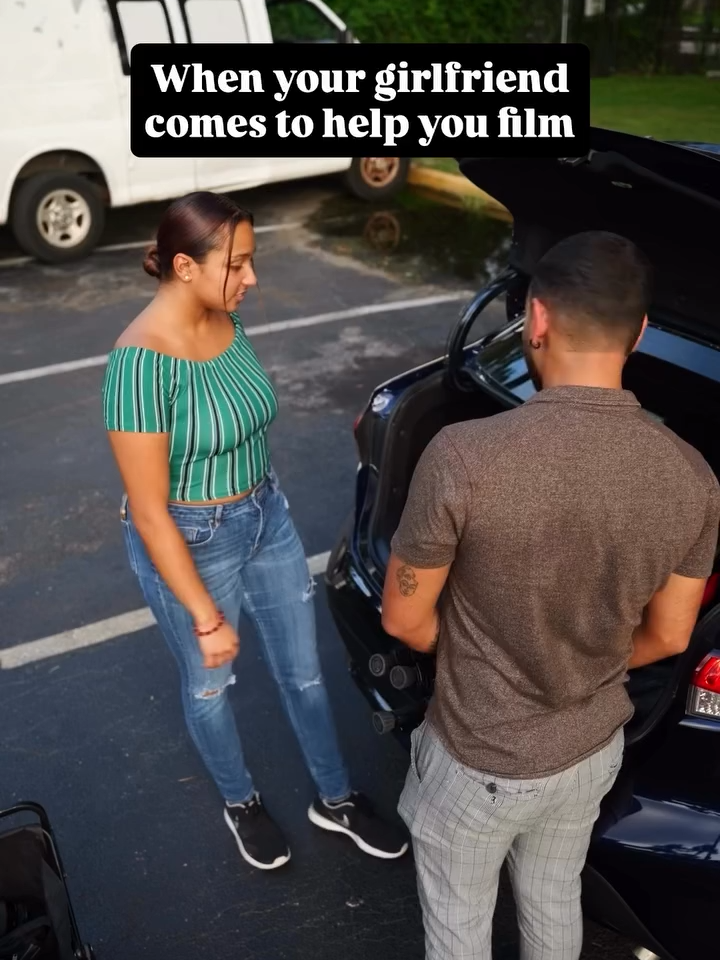 Send to your significant others 😂 You think she’ll be a master by the end of the night ? #weddingvideography #weddinginspiration #orlandoweddingvideographer #videographer #videolife #videoshoot #videoedit #editor #videographerlife
