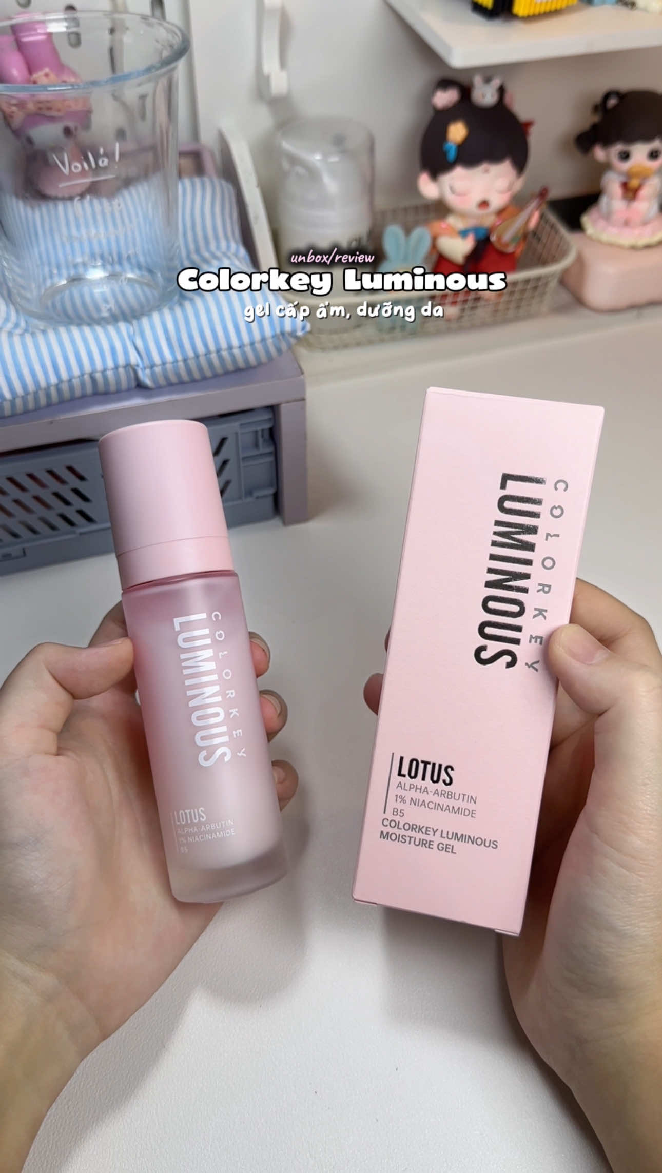 Gel dưỡng ẩm sáng da giá hạt dẻ của Colorkey mà mn nên thử nè 🍧🍧 #Colorkey #Colorkeyvn #colorkeyluminous #moisturizer #niacinamide 