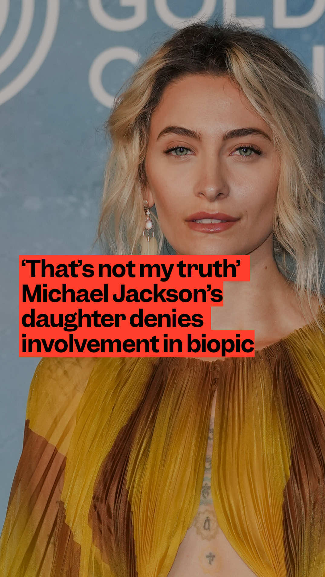 The daughter of Michael Jackson, Paris Jackson, says she has had nothing to do with the biopic documenting her fathers life. She says her notes were ignored from the first script, and she’s staying out of it.  It comes days after Colman Domingo - who plays Micheal’s father in the film -  said Paris had been  “nothing but lovely and warm” to him when making the film. We have approached the company making the film for comment.