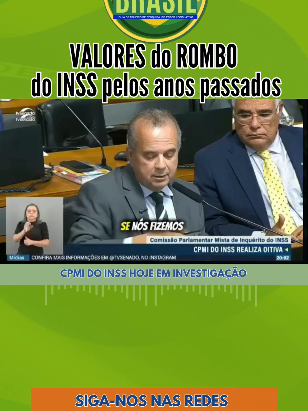 CPMI do INSS, valores dos ROMBOS passando aos anos passados... #parlamentarbr ##parlamentar #politicatiktok #politica