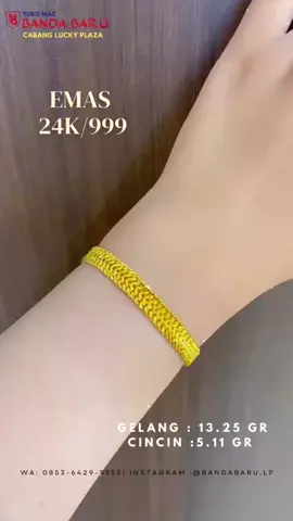 gelang 24k 📍 Lucky Plaza Blok D No.7-8 Nagoya Batam ⏰ 10:00 - 20:30 WIB ☎️ 085364295355