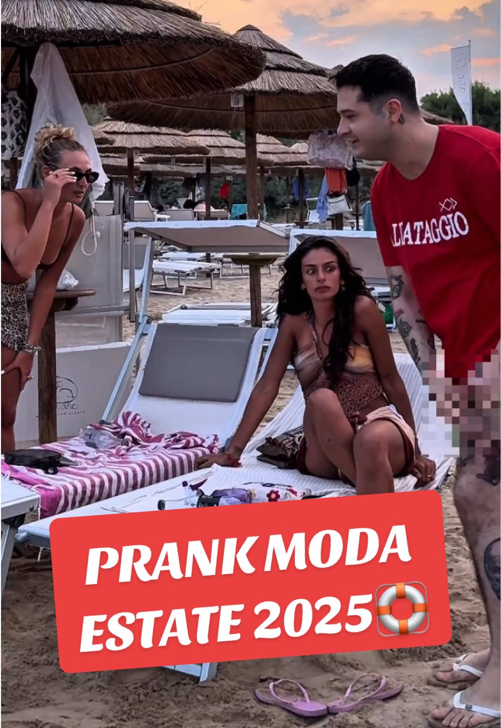 PRANK MODA ESTATE 2025🛟. #prankwars #moda #estate #divertente #reaction 