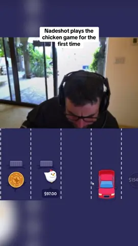 Nadeshot plays the chicken game for the first time #kickstreaming 
