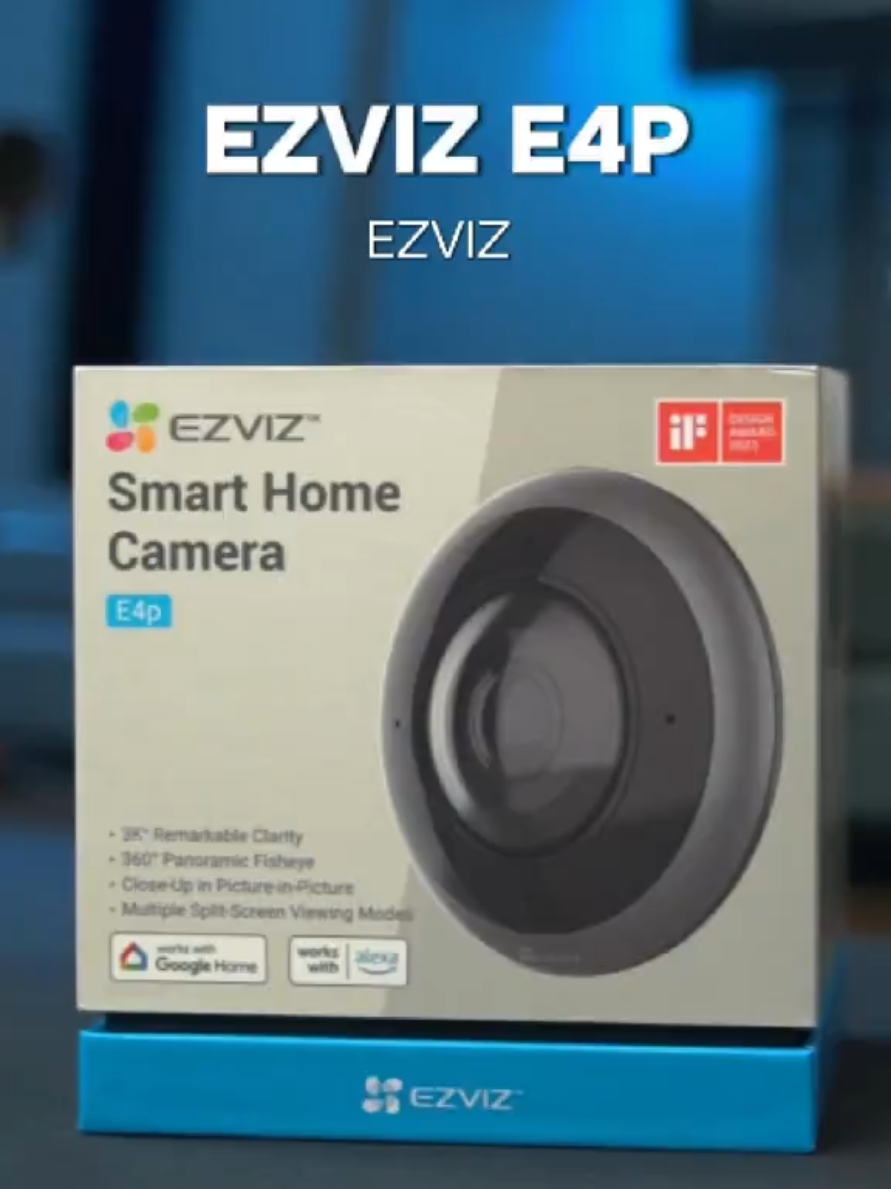 CCTV PALING FLEKSIBEL 🔥 Lensa nya wide banget tapi tetep tajem looh 😶 #EzvizE4P #Ezviz #CCTVIndoor 
