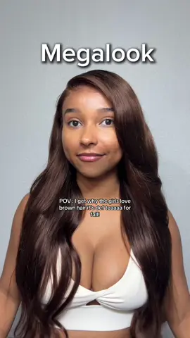 Brown hair 🤝🏽 Fall 💕@Megalookhair shop @Megalookhair #Megalookhair #136gluless #threego #hair #blackgirlhairstyles #wig #wiginstall 