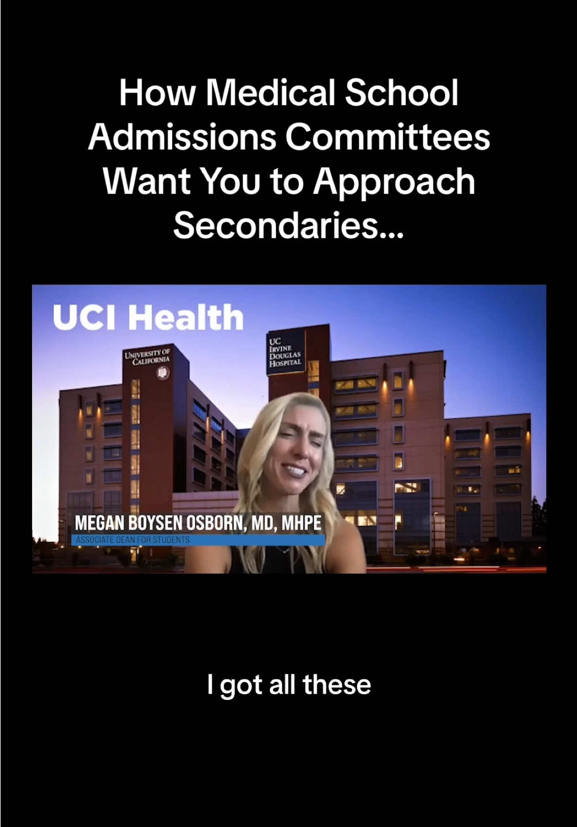Want to hear more from our interviews with the medical school deans? 🤔⬇️ - Get an inside look at the medical school admissions process from the deans themselves. Learn about their school, how they approach the admissions process, and how you can prepare! - The link is in our bio 🔗 - #premed #premedstudents #medschoolapp #medschoolapplication #medschoolapplicant 