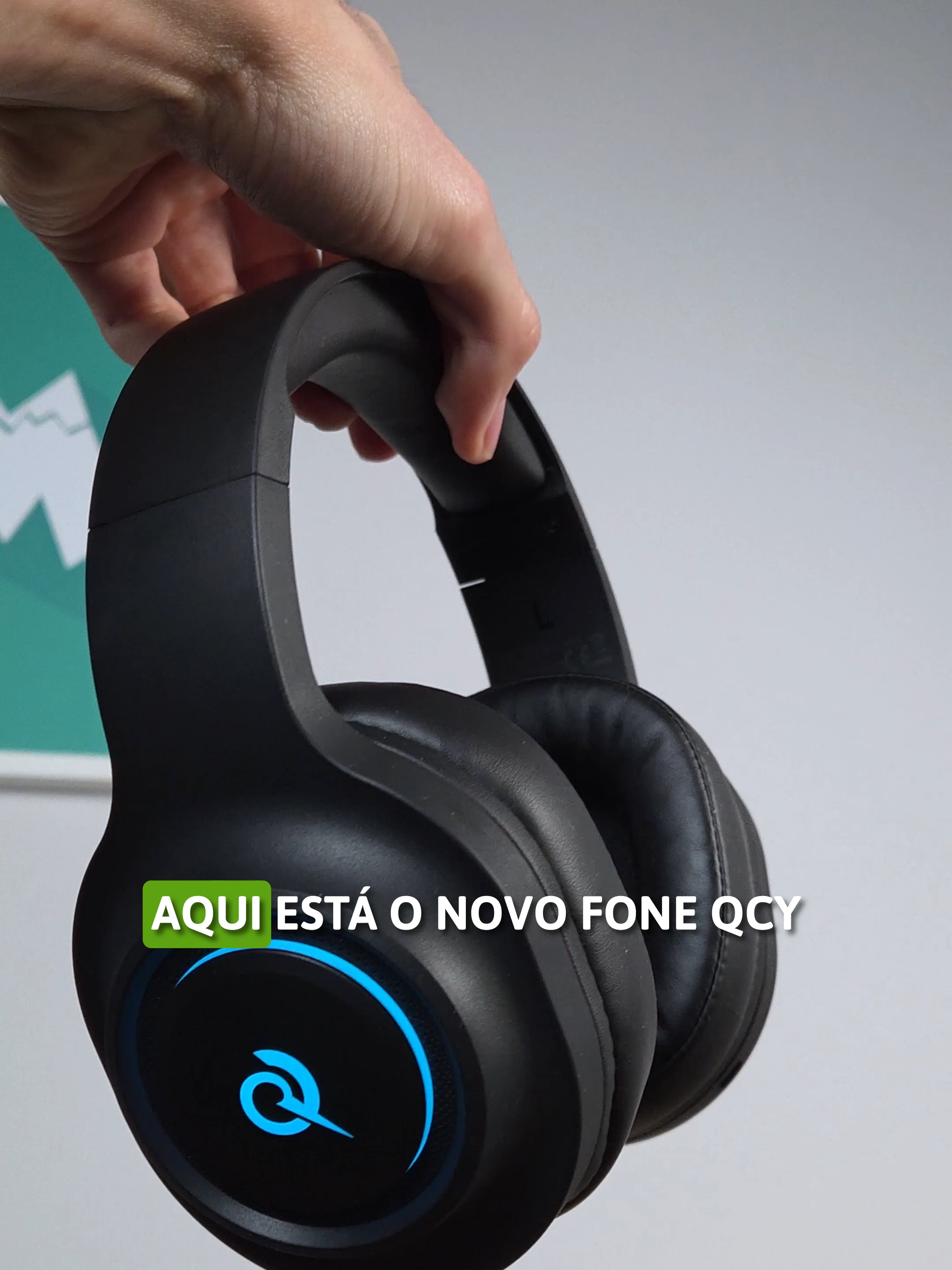 Novo QCY Heroad V200, Fone Gamer muito bom que eu testei. #qcy #qcyv200 #headphonebluetooth