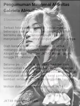 Kutunggu 31 oktober itu yaa laaa, dan janjimu itu🙃 #ella #jkt48ella #ellajkt48 #jkt48 #jkt48newera 