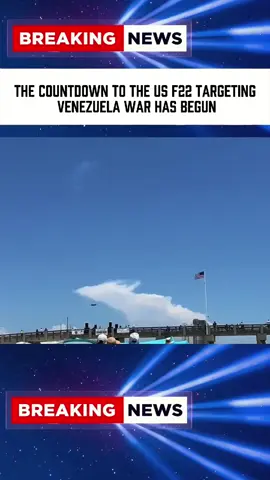 In the skies, the F22s have locked on to their targets.  #usa #f22 #millitary #venezuela #breakingnews 