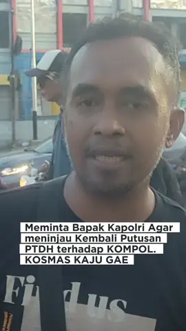 DPW Sahabat Polisi Indonesia Papua Barat meminta bapak Kapolri meninjau kembali Putusan PTDH terhadap Kompol Kosmos kaju Gas #polri  #brimobuntukindonesia  #kompolkosmaskajugae  #fyppppppppppppppppppppppp  #brimobuntukindonesia 