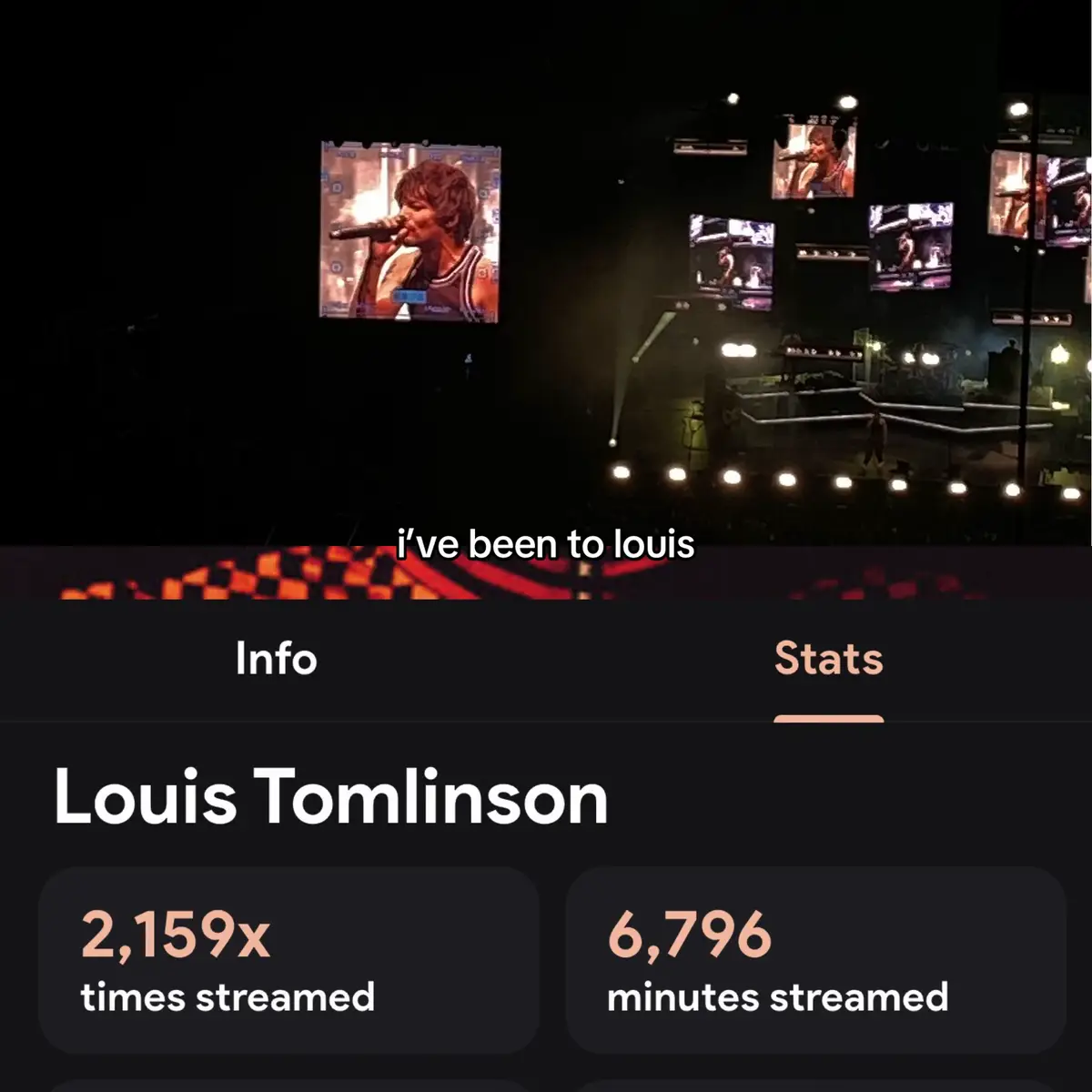 seeing my top stats.fm artists live is a feeling that’ll never get old #statsfm #showyourstats #spotistats #taylorswift #fangirl @stats.fm 