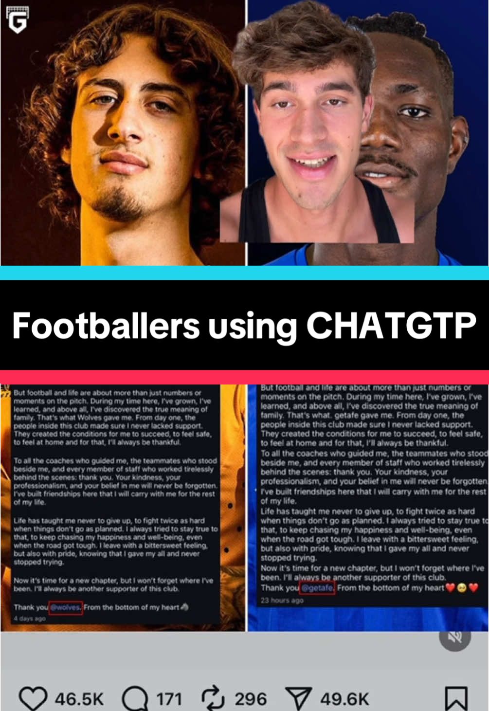 Footballers caught using ChatGPT 😂 #fyp #football #funny #Soccer #viral 