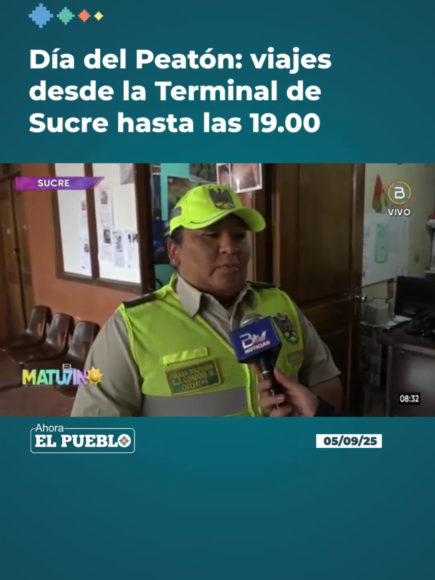 🚌✅ La Terminal de Buses de Sucre informó que, por el Día del Peatón, las salidas interdepartamentales hacia destinos lejanos se realizarán con normalidad hasta las 19.00 de este viernes.  Video: BTV #terminal #sucre #ahoraelpueblo #buses