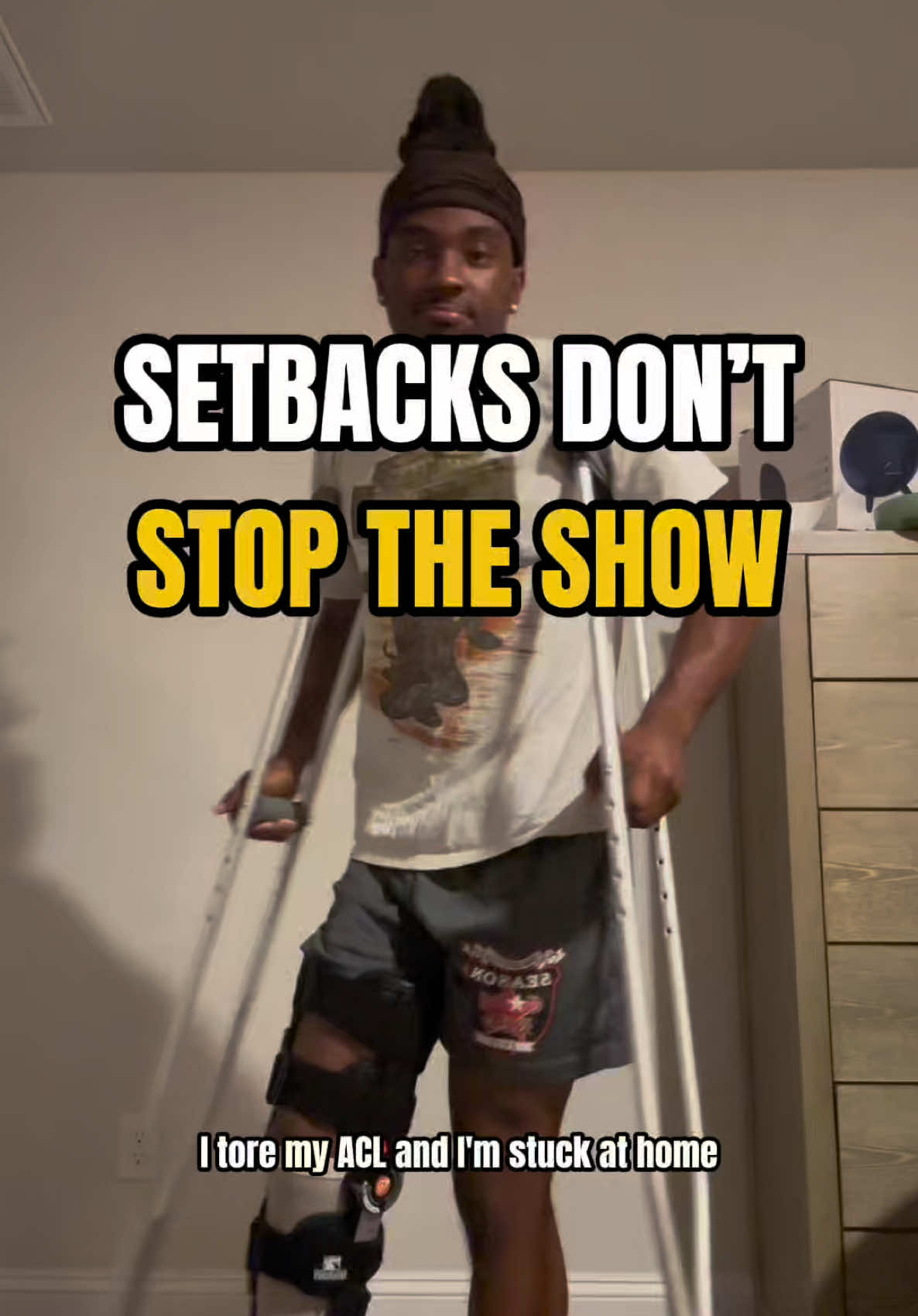 I tore my ACL and Meniscus🦵 but the journey doesn’t stop. I haven’t been to my store in weeks and my mobile home is needing some TLC. Discipline isn’t just about business, it’s about how you show up when life slows you down. 💭 How do you stay focused during setbacks? #mindsetmatters #discipline #entrepreneurjourney #aclrecovery #hustletomillions