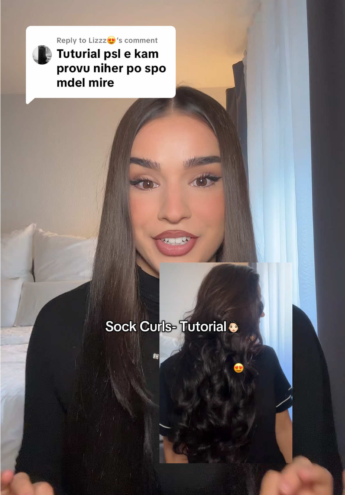 Replying to @Lizzz😍 Sock Curls- Tutorial🫶🏼