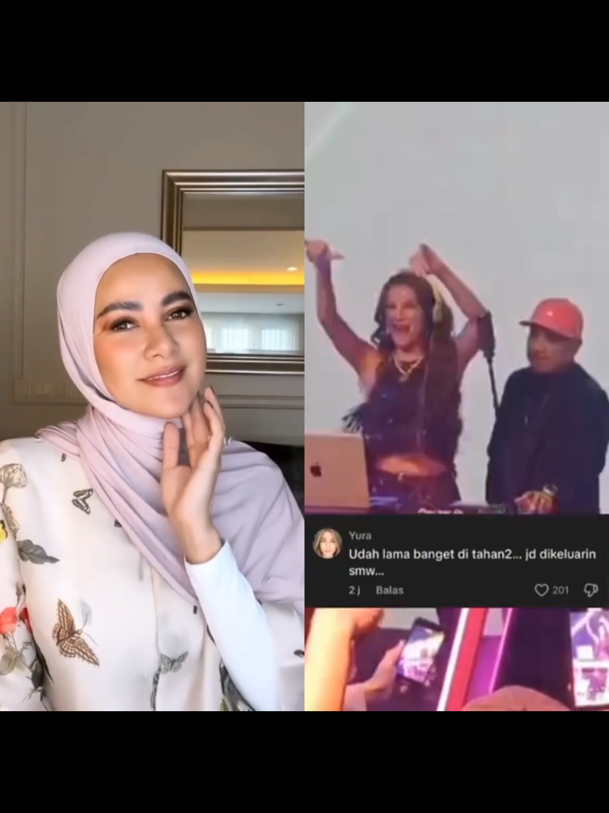 #virall #ollaramlan setelah lepas hijab sekarang malah masuk kedunia #dj kayaknya mengikuti jejak #nathalieholscher14 