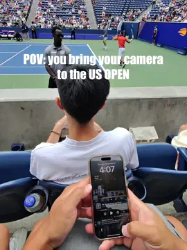 The power of an iphone. #USOpen #photography 