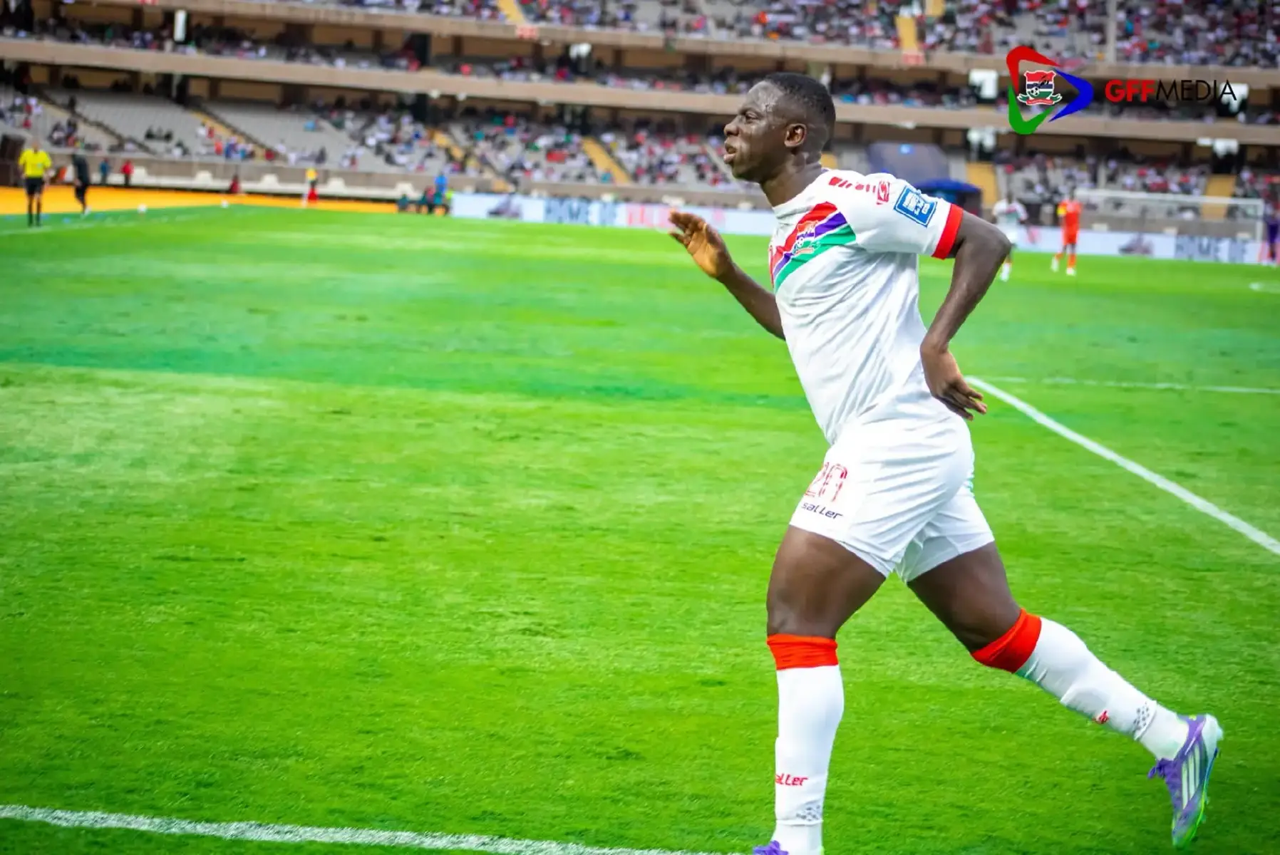 Pictures of Gambia’s first half against Kenya