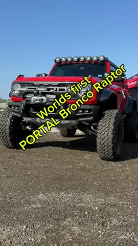 Come check out the worlds first Bronco Raptor on portal axles. @Turn Offroad @Hella Bad #detroit4fest #worldsfirstportalraptor 