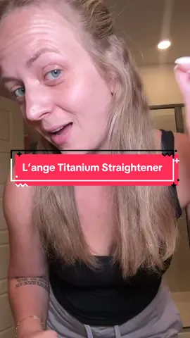 My most well loved hair tool! #lange #langehairtools #titaniumstraightener #straightener 