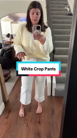 #whitepants #whitecroppants #stretchywhitepants 