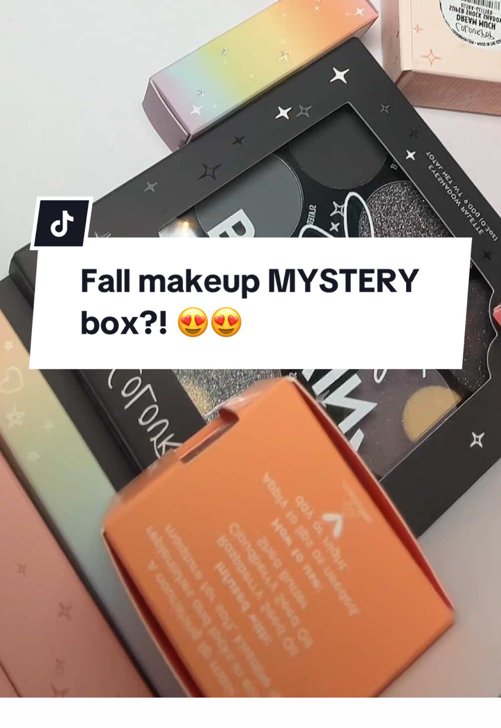 @ColourPop Cosmetics fall mystery makeup box, and it’s on a major sale with free shipping! I love all of these spooky season makeup products 😍 #colourpop #colourpopcosmetics #tiktokshopnewarrivals #tiktokshopcreatorpicks 