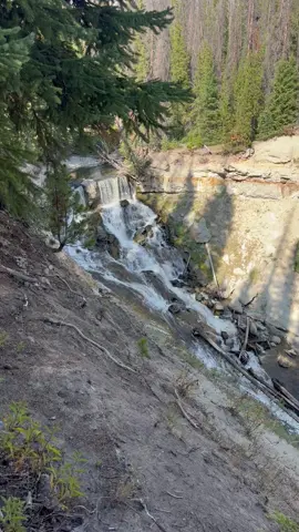 Living the dream #waterfall #wyoming 