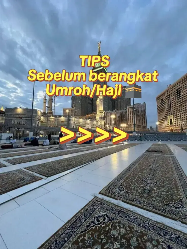 Berikut adalah beberapa tips penting sebelum berangkat Umrah atau Haji agar perjalanan ibadahmu berjalan lancar, nyaman, dan penuh keberkahan: 🌍 1. Persiapan Administratif Paspor & Visa: Pastikan paspor masih berlaku minimal 6 bulan. Urus visa umrah/haji melalui agen travel resmi. Dokumen Penting: Fotokopi paspor, visa, tiket, KK, KTP, dan pas foto. Simpan salinan digital juga. Asuransi perjalanan: Disarankan untuk melindungi diri dari risiko tak terduga. 📚 2. Persiapan Ilmu Pelajari manasik: Pahami rukun, wajib, dan sunnah Umrah/Haji. Ikuti bimbingan manasik dari agen travel. Baca doa-doa: Hafalkan doa selama thawaf, sa’i, di Arafah, Muzdalifah, Mina, dll. Niatkan ibadah: Luruskan niat hanya untuk Allah, bukan untuk pamer atau konten. 💼 3. Persiapan Fisik dan Mental Cek kesehatan: Medical check-up, vaksin meningitis & influenza (wajib untuk visa). Latihan fisik: Biasakan jalan kaki minimal 30 menit/hari untuk persiapan thawaf & sa’i. Bawa obat pribadi: Obat maag, flu, batuk, diare, sakit kepala, dll. 🎒 4. Barang Bawaan yang Perlu Disiapkan Pakaian: Kain ihram (2 set untuk laki-laki), gamis/abaya (untuk wanita) Pakaian dalam secukupnya Sandal jepit + kantong sandal Pakaian longgar & ringan Jaket tipis (jika musim dingin) Perlengkapan Ibadah: Tas pinggang kecil Sajadah travel Al-Qur’an saku Buku doa / catatan kecil Lain-lain: Masker, tisu basah, tisu kering, kacamata hitam, payung topi, air minum botol kecil, Charger + power bank 🕋 5. Sikap & Adab Selama di Tanah Suci Jaga akhlak & sabar: Banyak orang dari berbagai bangsa, budaya, dan bahasa. Utamakan ibadah: Kurangi foto-foto/selfie berlebihan. Fokus pada tujuan utama. Taat pada pembimbing: Ikuti arahan petugas haji/umrah dan rombongan. 📱 6. Tips Praktis Gunakan aplikasi Muslim seperti: Muslim Pro, Manasik Haji, dll. Siapkan uang riyal secukupnya (untuk belanja kecil & sedekah). Hindari membawa barang berlebihan atau mencolok.   📌Persiapan lahir dan batin sangat penting agar ibadahmu diterima dan tidak terganggu oleh hal-hal teknis. Niatkan semua karena Allah, dan jangan lupa minta doa dari keluarga sebelum berangkat. Presented by: Kun! Baitullah Official Sampai Jumpa di Baitullah #umrohyuk #bismilahumroh #bismilahhaji 