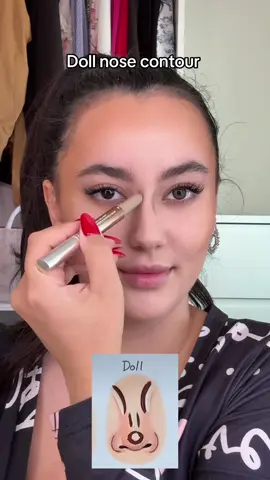 Nose hack #makeup #fyp 