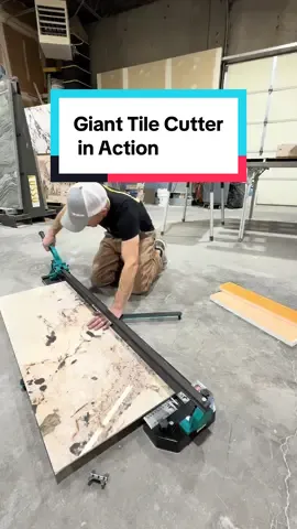 Cutting big porcelain tiles doesn’t have to be a headache 👊 Watch how clean this VEVOR tile cutter rips a full 48” piece all the way down to thin strips. Perfect for large format tile jobs where precision matters. Check the link for details! #tilecutter #vevor #porcelaintile #diytile #tileshop @Vevor_US 